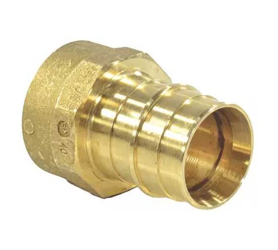Муфта для PE-X труб РОС радиальная латунь, Дн 20x1/2 ВР (127-3719), 2 шт R0341446