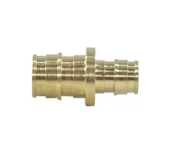 Муфта для PE-X труб РОС радиальная латунь, Дн 20x16 переходная (127-3724), 2 шт R0341491