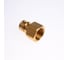 Муфта для PE-X труб РОС радиальная латунь Дн 25x3/4 ВР (127-3722) R0341477 1