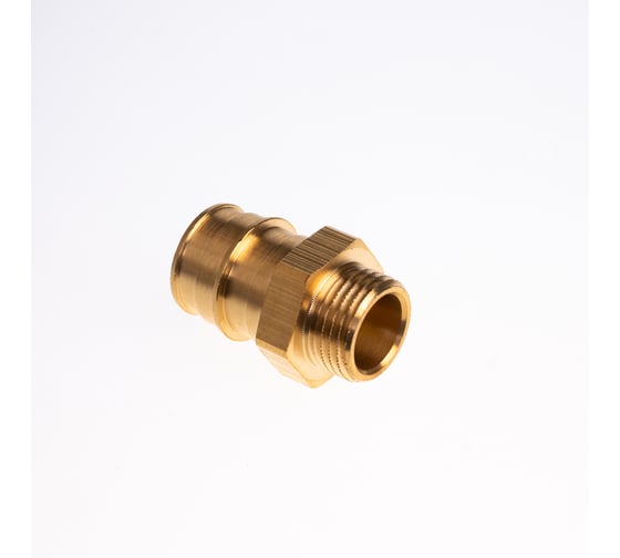 Муфта для PE-X труб РОС радиальная латунь Дн 25x1/2 НР (127-3714) R0341392