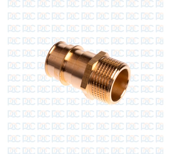 Муфта для PE-X труб РОС радиальная латунь Дн 32x1 НР (127-3716) R0341415