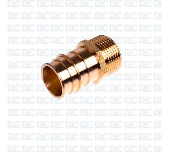 Муфта для PE-X труб РОС радиальная латунь Дн 32x1 НР (127-3716) R0341415