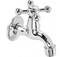 Водоразборный кран FRESSO короткий излив, вентильный, с аэратором, 1/2", цинк 554-039