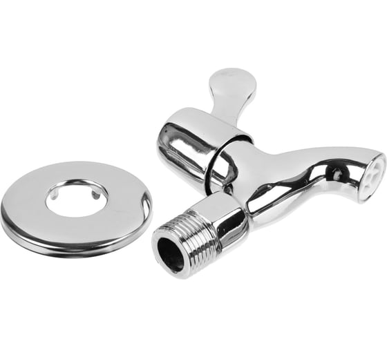 Водоразборный кран FRESSO короткий излив, 1/2", цинк 554-034