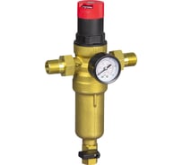Промывной фильтр с редуктором и манометром для горячей воды TEBO 1 T-АБ.Фп.603.1.Г.CN