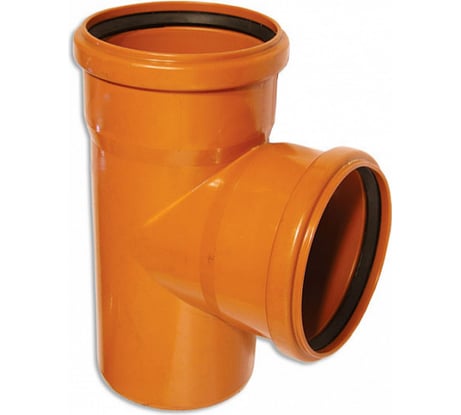 Канализационный тройник АТЛАС ПЛАСТ 90 градусов, DN 160, наружный SPNCT90160160