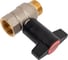 Кран шаровой LD Pride латунный 47.20.В-Н.ТР Ду 20 Ру 40 Т-рукоятка (Red + Blue) LD 47.342.20 RB 3