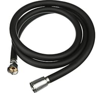 Шланг для душа RAIN 150 см., 1/2"-1/2", ПВХ, латунь, антитвист, черный 569-037