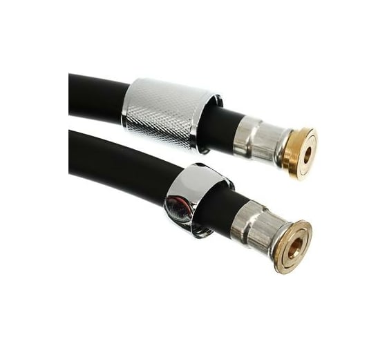 Шланг для душа RAIN 150 см., 1/2"-1/2", ПВХ, латунь, антитвист, черный 569-037
