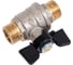 Кран шаровой BUGATTI Oregon 03270022 (ручка-бабочка) нар-нар резьба 1/2 RG008TC8M1E5QH 2