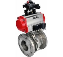 Кран шаровой DN.ru 316-316-PTFE-F-ISO-R Ду250 Ру16, пн.привод, пн.распр., БКВ D160-60799