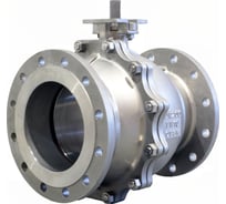 Кран шаровой DN.ru 316-316-PTFE-F-ISO-R Ду250 Ру16 полнопроходной, пневмопривод, редуктор D160-60753