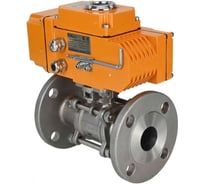 Кран шаровой DN.ru 316-316-FP-F-ISO-H Ду100 Ру25, электропривод QT2-020 24В D160-66168