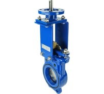 Задвижка шиберная DN.ru GGG40-SS304-NBR-2W-ISO Ду100 Ру16, голый шток, ISO-фланец D040-03159