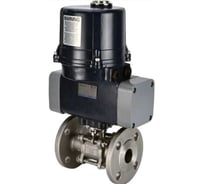 Кран DN.ru 316-316-FP-F-ISO-H Ду100 Ру25 электропривод ЭПВП-014 220В D160-66166