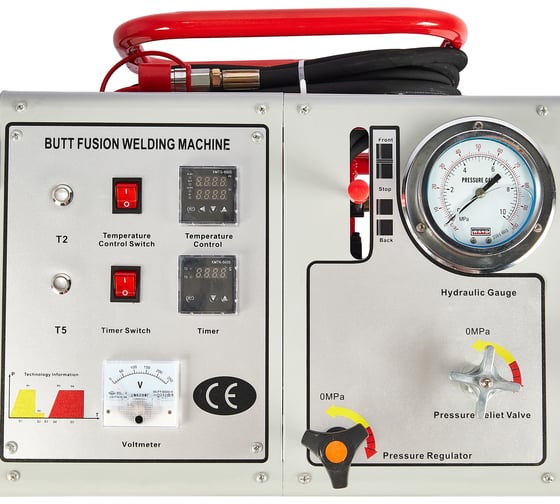 Аппарат для стыковой сварки ПНД труб GasFusion RED-160+НАКС 1.10160