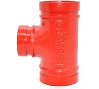 Тройник переходной под муфту GROOVEX 4x2 1/2 - (114x76мм) Ду 100x65мм. арт. FM/UL TPM11476