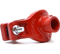 Хомут муфтовый GROOVEX седелка (46mm) 4x1 1/4 - (114x42мм.) Ду 100x32мм. арт. FM/UL XM11442