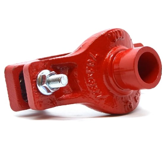 Хомут муфтовый GROOVEX седелка (46mm) 4x1 1/4 - (114x42мм.) Ду 100x32мм. арт. FM/UL XM11442