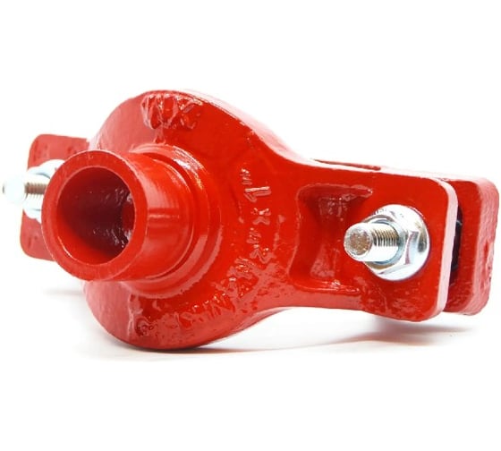 Хомут муфтовый GROOVEX седелка (46mm) 4x1 1/4 - (114x42мм.) Ду 100x32мм. арт. FM/UL XM11442