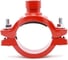 Хомут муфтовый GROOVEX седелка (46mm) 4x1 1/4 - (114x42мм.) Ду 100x32мм. арт. FM/UL XM11442 4