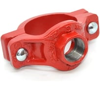 Хомут резьбовой GROOVEX седелка (64mm) 8x2 - (219x60мм) Ду 200x50мм. арт. FM/UL XP21960