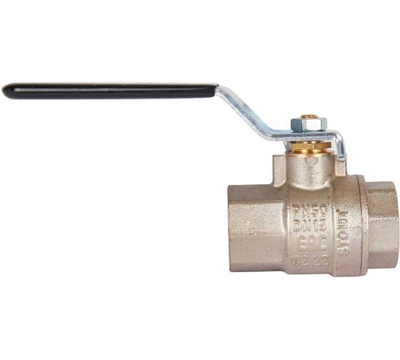 Кран шаровой полнопроходной STOUT ВР/ВР, ручка рычаг 1/2 SVB-0001-000015 RG008Q0F4RA3S0