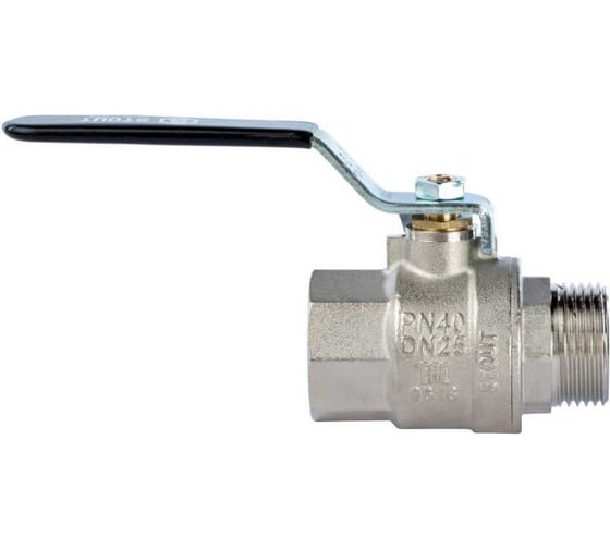 Кран шаровой полнопроходной STOUT SVB-0003-000025 ВР/НР, ручка рычаг 1 RG008Q0LA5CAGS
