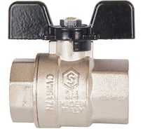 Кран шаровой полнопроходной STOUT SVB-0002-000032 ВР/ВР, ручка бабочка 1 1 RG008Q0LA6HFB7