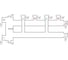 Коллектор-дублёр Millennium 2+1 с гидрострелкой 1½" × 1½" наружная/внутренняя — коллекторная группа отопления PRO MKDG4085.21F 2