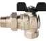 Кран шаровой полнопроходной STOUT SVB-0008-000020 угловой с американкой RG008Q0LA71ICC 2