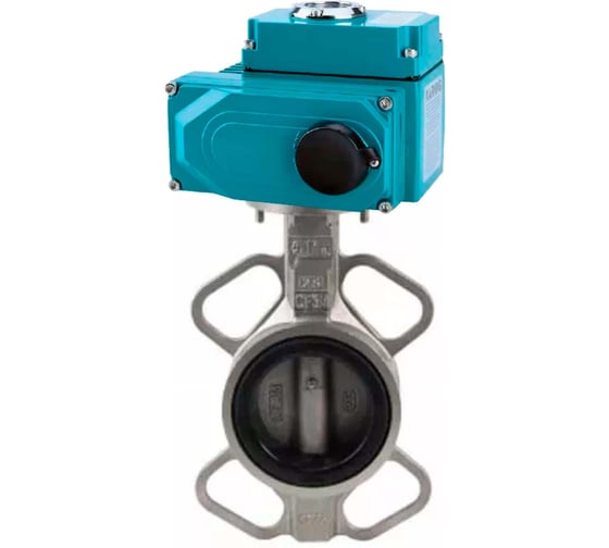 Затвор DN.ru 316-316-VITON-2W-Fb Ду100 Ру16, 1/4-оборотный электропривод QT2-020 380В D050-70584 1