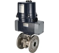 Кран шаровой DN.ru КШФП.316.200 Ду32 Ру40, электропривод ЭПВП-005 220В D160-63024