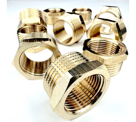 Футорка Профитт латунная, НР 1" х ВР 3/4" - 10 шт. 9274948