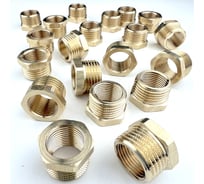 Футорка Профитт латунная, НР 1/2" х ВР 3/8" - 20 шт. 9274917