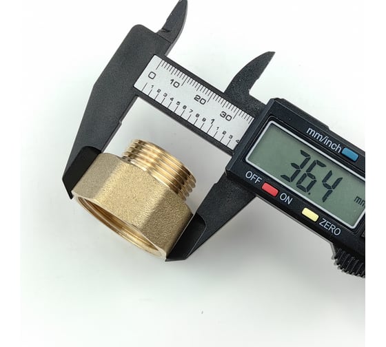 Переходник Профитт латунный, ВР 1" х НР 3/4" под ключ 9278496