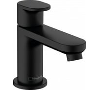 Кран для холодной воды Hansgrohe Vernis Blend 70 без сливного набора, матовый черный 71583670