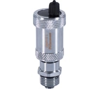 Воздухоотводчик автоматический 1/2" прямой с обратным клапаном хромированный Millennium ASVN1212