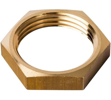 Контргайка латунная, никелированная Millennium 1/2" с внутренней резьбой LK12