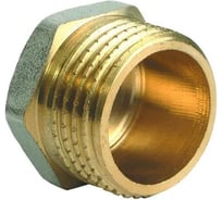 Заглушка никелированная Millennium с бортом 1 1/4" с наружной резьбой XZM3232