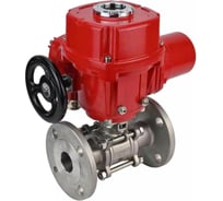 Кран DN.ru КШФПТ-ISO.304.180 Ду100 Ру16 WDVF, эл.привод взрывозащищенный 220В D160-68509