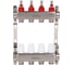 Коллектор из нержавеющей стали с расходомерами SUNFLY 1, 4 выхода (26053-1-4) SF0343624 1