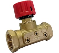 Клапан балансировочный измерительный ручной Апогей латунный КБИ DN20 PN16 Kvs2,5 910055