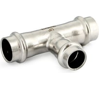 Тройник пресс Uni-Fitt 28x22x22, нержавеющая сталь 796S4330