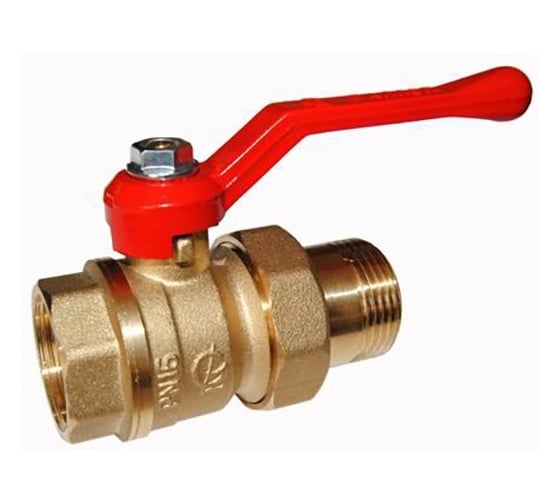 Кран шаровой ГАЛЛОП со сгоном, 1'', рукоятка 11б27п1 Стандарт 222 PN 40 540252 1