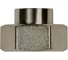 Муфта переходная ДМЗ DN15x25 (1/2"ВР х 1"ВР) латунь никель, 2 шт ДМЗ.002.15х25Н2 2