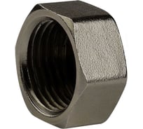 Заглушка ДМЗ DN25 (1") ВР латунь никель (упаковка 5 шт) ДМЗ.004.25Н5