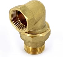 Соединение разъемное в сборе угол 90 (американка) ДМЗ DN15 (1/2'') ВР/НР латунь (упаковка 2 шт) ДМЗ.013.15