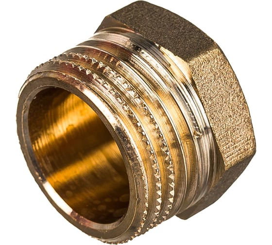 Пробка ДМЗ DN20 (3/4") НР латунь (упаковка 5 шт) ДМЗ.003.20 1