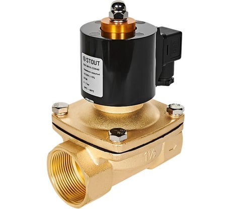 Клапан соленоидный STOUT SSV-0010-220040 электромагнитный, прямого действия RG0093L4S5NSUE